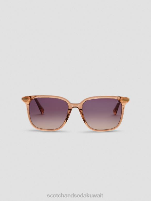 مُكَمِّلات Scotch & Soda نظارات بيفرلي الشمسية اللون البيج نحيف N0V4264