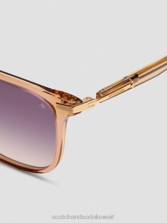 مُكَمِّلات Scotch & Soda نظارات بيفرلي الشمسية اللون البيج نحيف N0V4264