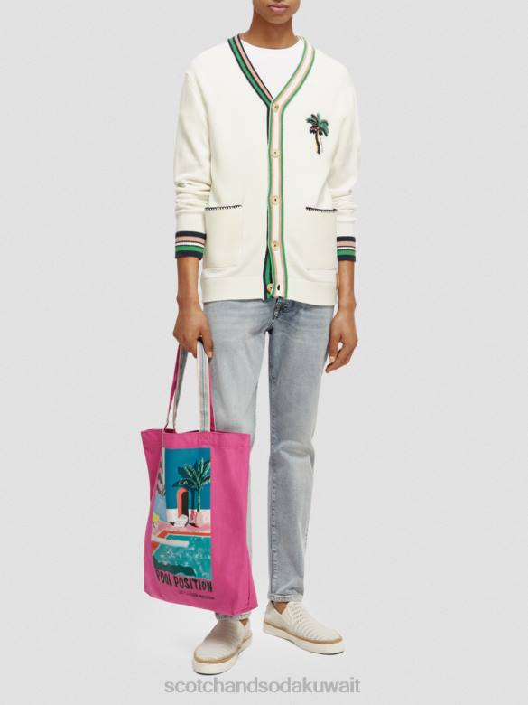 مُكَمِّلات Scotch & Soda حقيبة قماش عمل فني الكرز نحيف N0V4266