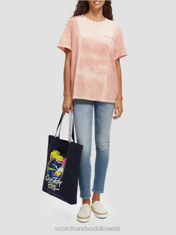 مُكَمِّلات Scotch & Soda حقيبة قماش عمل فني القوات البحرية نحيف N0V4269