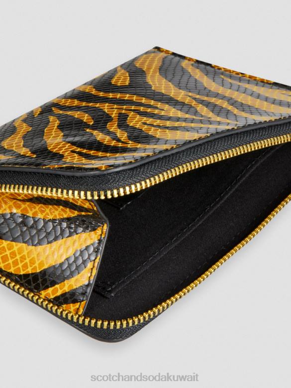 مُكَمِّلات Scotch & Soda محفظة سفر جلدية كومبو ك نحيف N0V4271