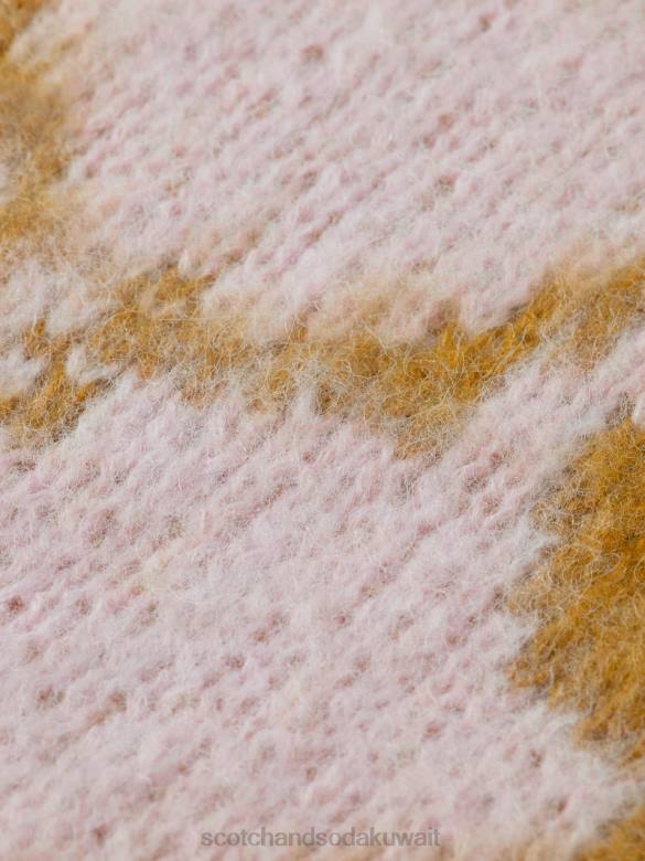 مُكَمِّلات Scotch & Soda وشاح منسوج من الجاكار المصقول الكراميل نحيف N0V4278