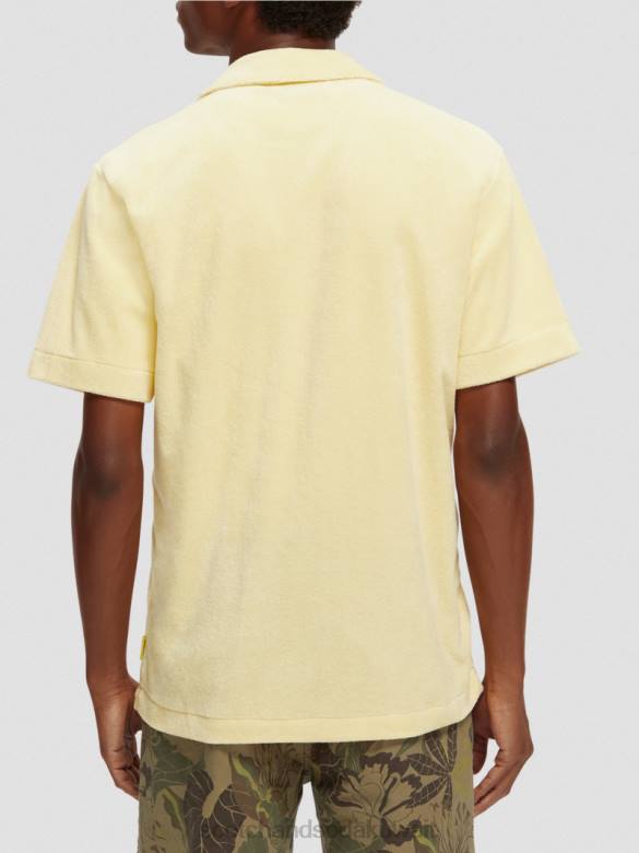 ملابس Scotch & Soda قميص مخيم منشفة مطرزة موز رجال N0V4297