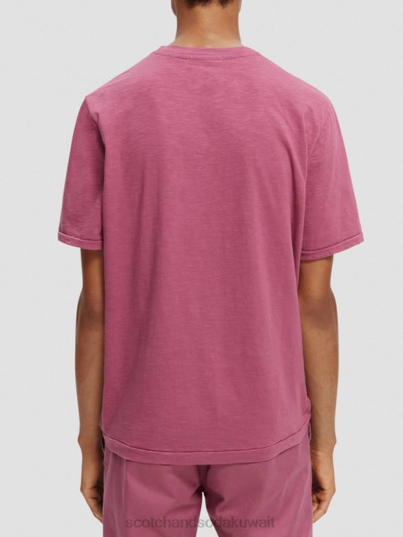 ملابس Scotch & Soda تي شيرت فني من الجيرسي العضوي الداليا رجال N0V4367