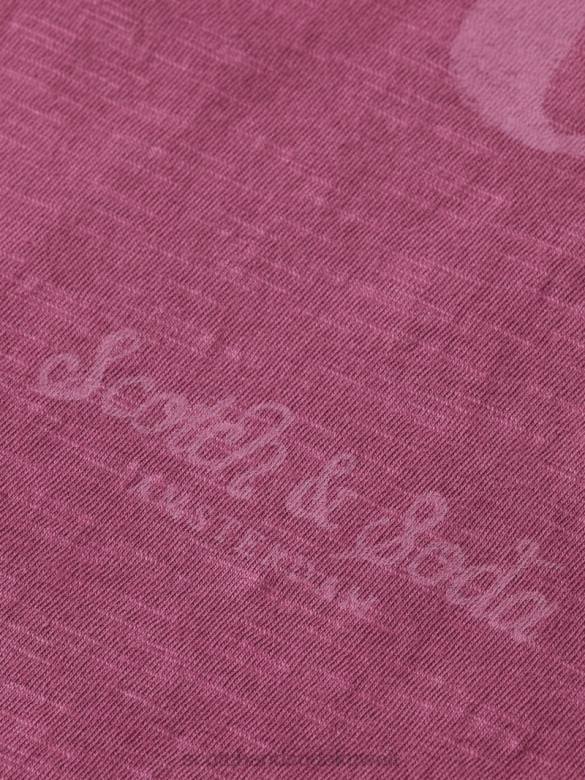 ملابس Scotch & Soda تي شيرت فني من الجيرسي العضوي الداليا رجال N0V4367