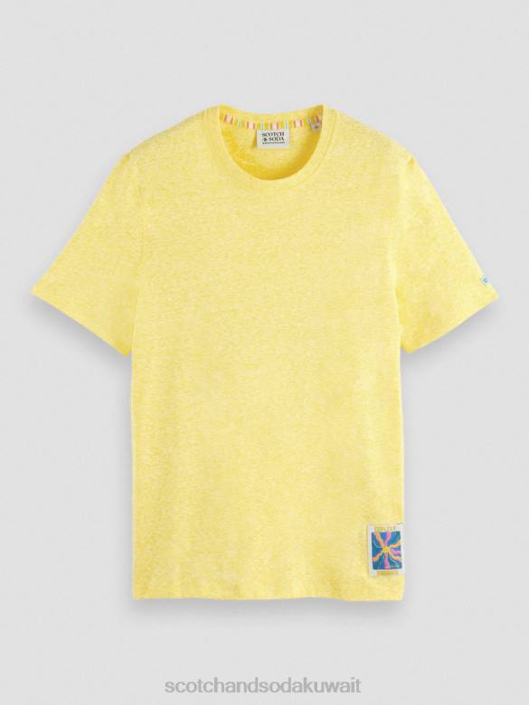 ملابس Scotch & Soda تي شيرت برقعة مزيج مزيج أشعة الشمس رجال N0V4370
