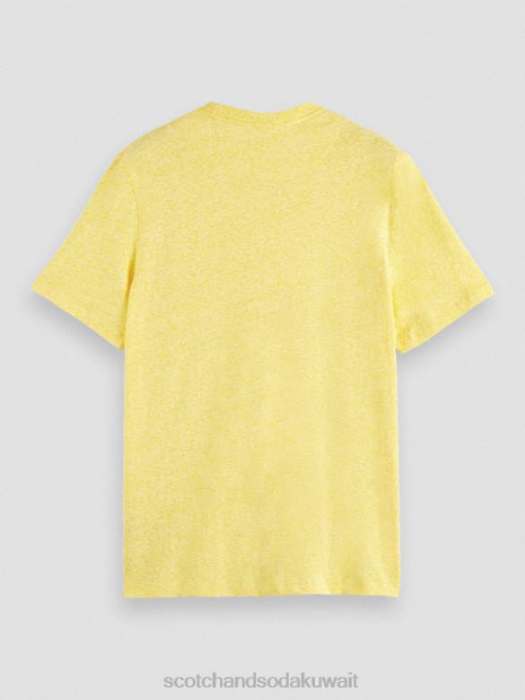 ملابس Scotch & Soda تي شيرت برقعة مزيج مزيج أشعة الشمس رجال N0V4370