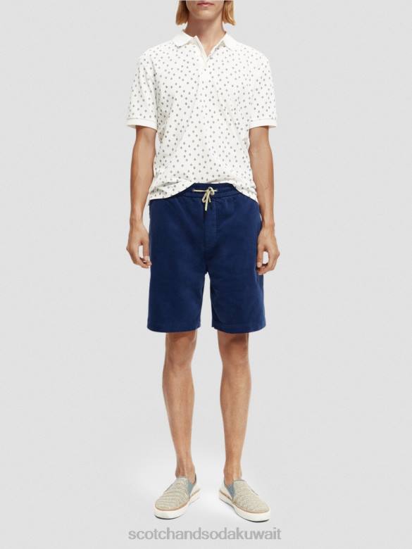 ملابس Scotch & Soda بولو بيكيه مطبوع من القطن العضوي التحرير والسرد ه رجال N0V4397
