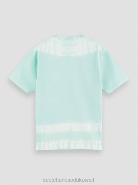 ملابس Scotch & Soda تي شيرت فني مصبوغ بالربطة العضوية التحرير والسرد ج رجال N0V4403