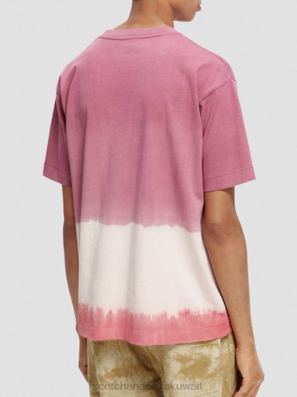 ملابس Scotch & Soda تي شيرت فني مصبوغ بالربطة العضوية التحرير والسرد أ رجال N0V4406