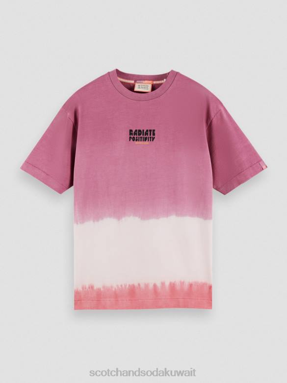 ملابس Scotch & Soda تي شيرت فني مصبوغ بالربطة العضوية التحرير والسرد أ رجال N0V4406