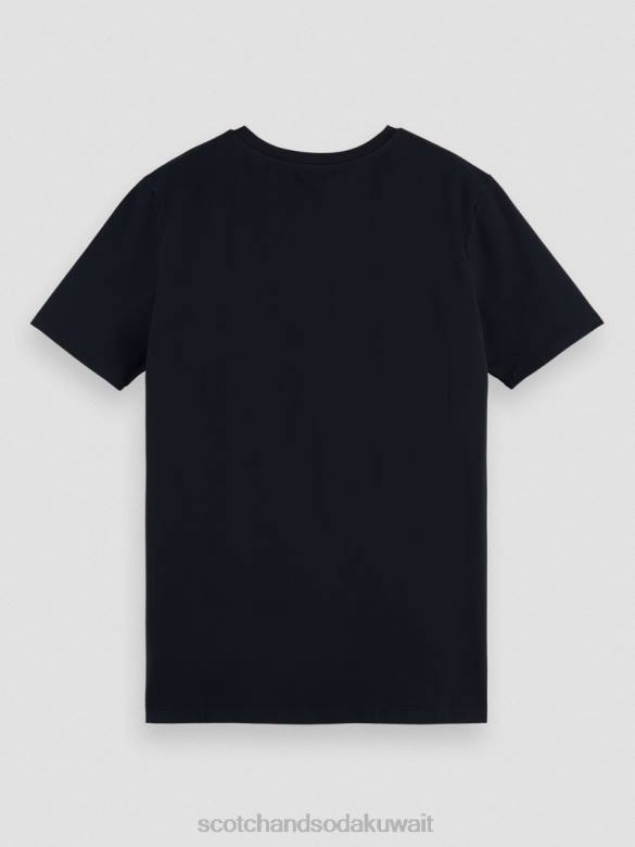 ملابس Scotch & Soda تي شيرت من القطن العضوي ليلة رجال N0V4445