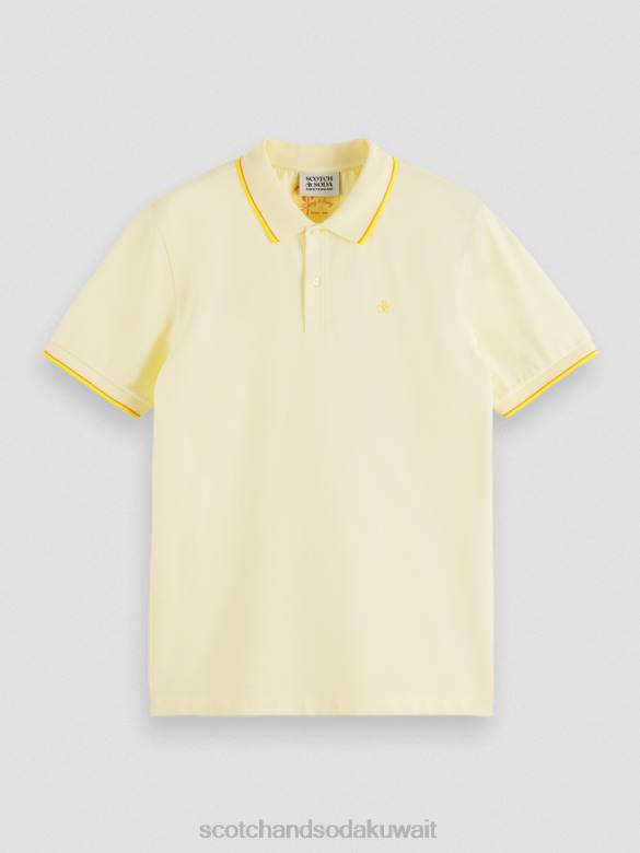 ملابس Scotch & Soda بولو من القطن العضوي موز رجال N0V4449
