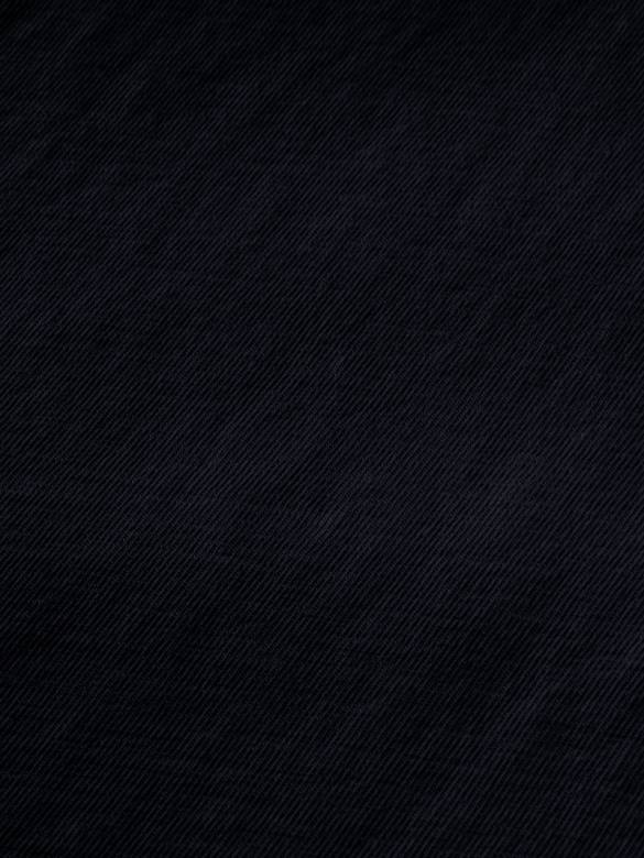ملابس Scotch & Soda تي شيرت من القطن العضوي ذو قصة مريحة بحافة خام أسود رجال N0V4453