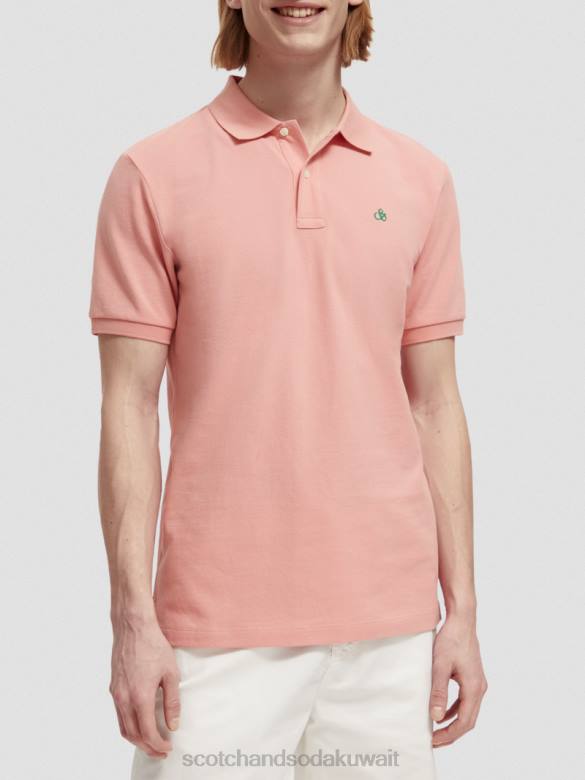 ملابس Scotch & Soda بولو بيكيه من القطن العضوي فلامنغو رجال N0V4461