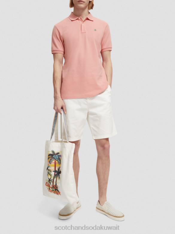 ملابس Scotch & Soda بولو بيكيه من القطن العضوي فلامنغو رجال N0V4461