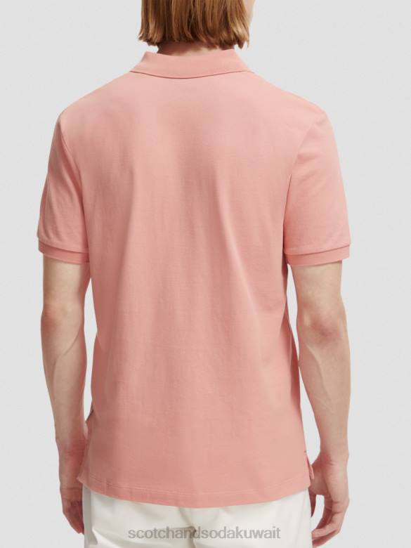 ملابس Scotch & Soda بولو بيكيه من القطن العضوي فلامنغو رجال N0V4461