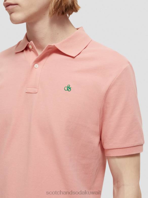 ملابس Scotch & Soda بولو بيكيه من القطن العضوي فلامنغو رجال N0V4461
