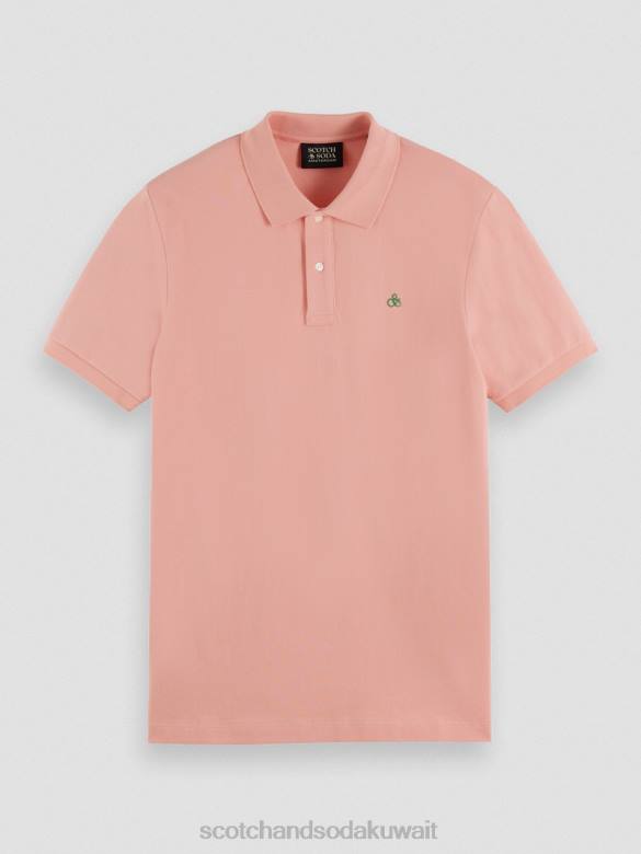 ملابس Scotch & Soda بولو بيكيه من القطن العضوي فلامنغو رجال N0V4461