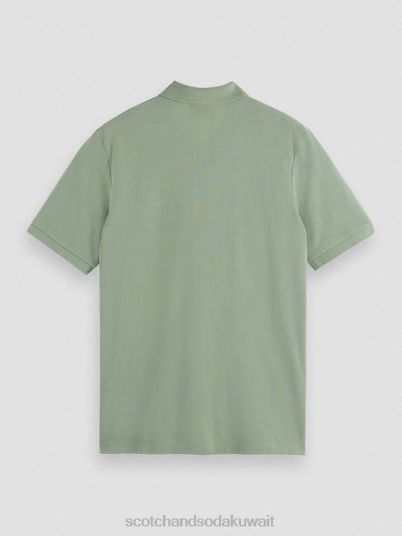 ملابس Scotch & Soda بولو بيكيه من القطن العضوي جيش رجال N0V4464