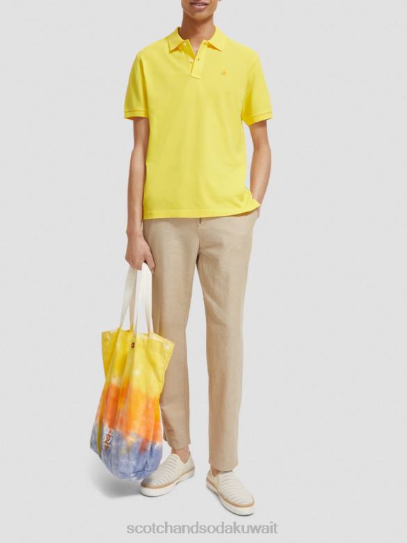 ملابس Scotch & Soda بولو بيكيه من القطن العضوي شروق الشمس رجال N0V4466