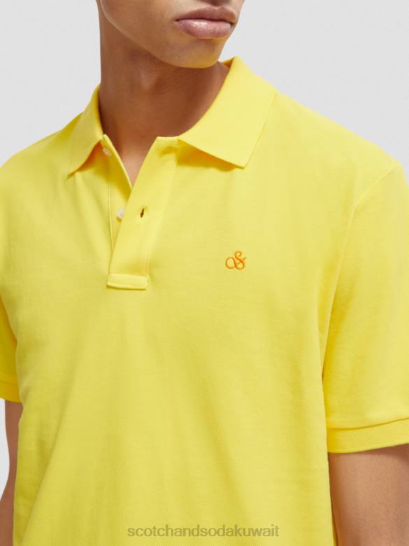 ملابس Scotch & Soda بولو بيكيه من القطن العضوي شروق الشمس رجال N0V4466