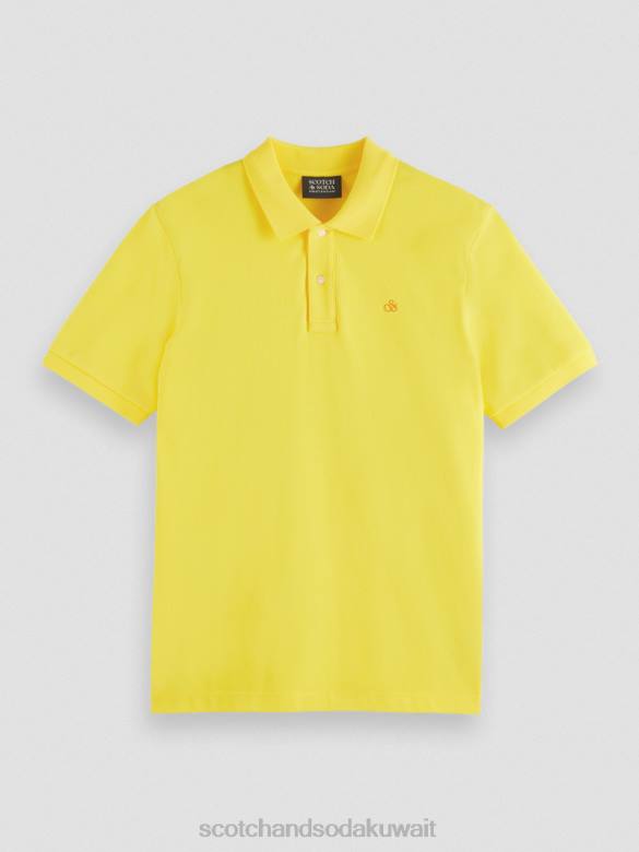 ملابس Scotch & Soda بولو بيكيه من القطن العضوي شروق الشمس رجال N0V4466
