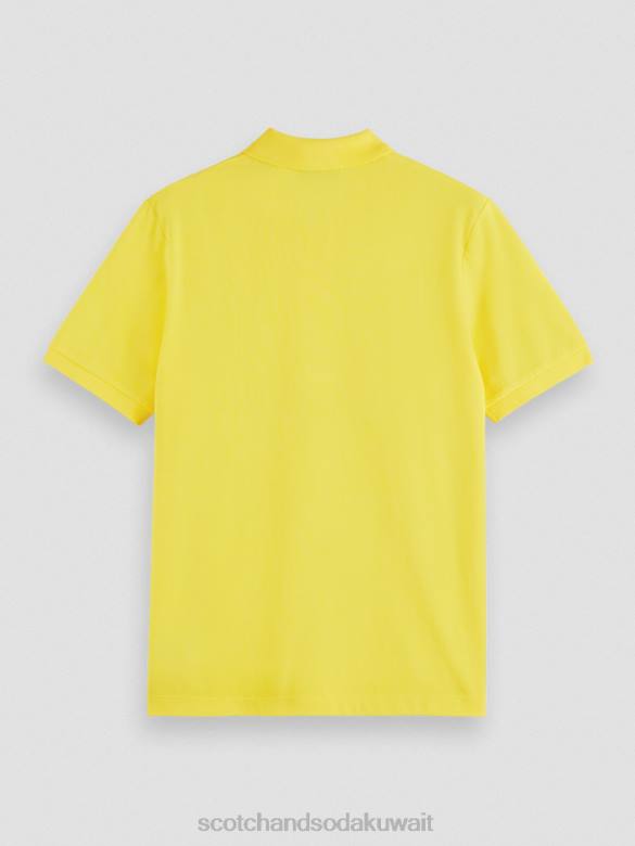 ملابس Scotch & Soda بولو بيكيه من القطن العضوي شروق الشمس رجال N0V4466