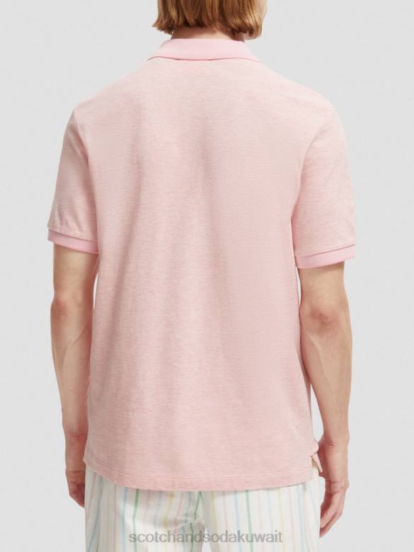 ملابس Scotch & Soda بولو من القطن العضوي مزيج فلامنغو رجال N0V4471