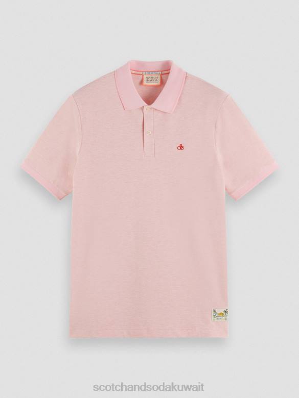 ملابس Scotch & Soda بولو من القطن العضوي مزيج فلامنغو رجال N0V4471