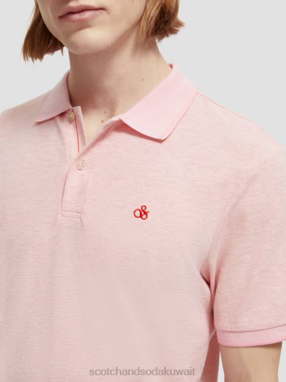 ملابس Scotch & Soda بولو من القطن العضوي مزيج فلامنغو رجال N0V4471