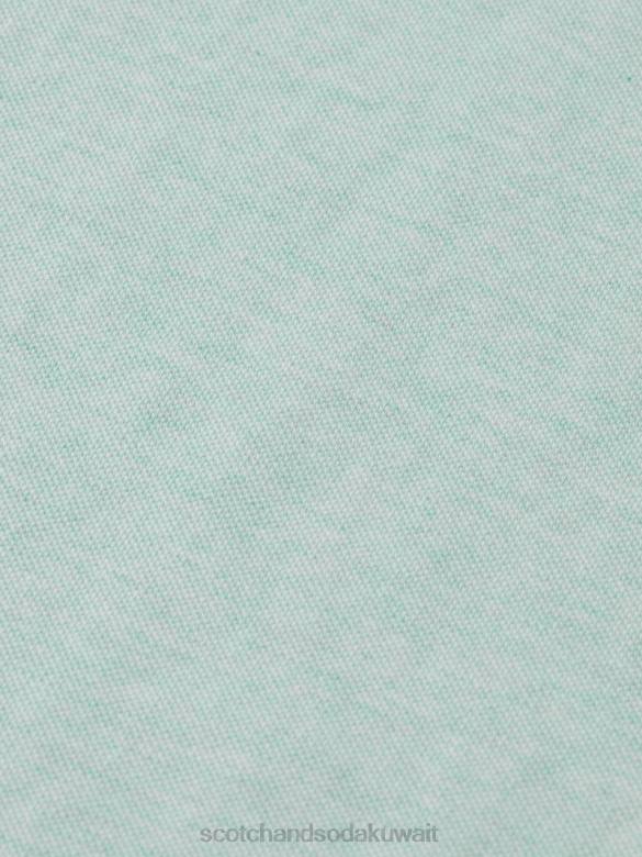 ملابس Scotch & Soda بولو من القطن العضوي مزيج النعناع رجال N0V4472
