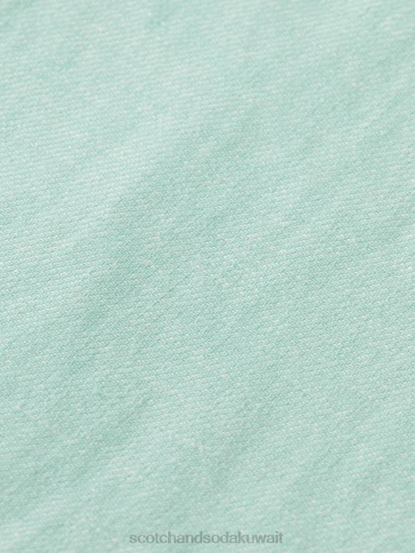 ملابس Scotch & Soda بنطال رياضي من الكتان المخلوط بساق مستقيمة من وارن خليج رجال N0V4479