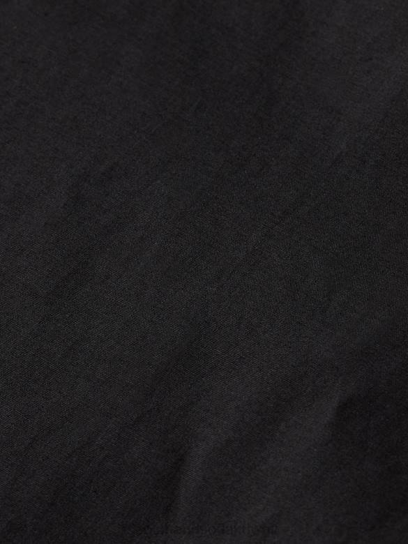 ملابس Scotch & Soda الركض المفضل من قماش البوبلين ذو المقاس المستدق أسود رجال N0V4484