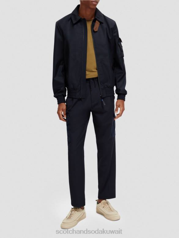 ملابس Scotch & Soda تشينو فضفاض من الصوف المخلوط بقصة مدببة ليلة رجال N0V4487