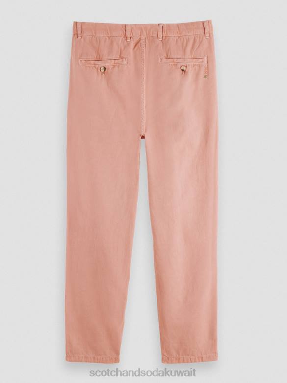 ملابس Scotch & Soda بنطال رياضي دريفت ذو مقاس عادي ومصبوغ بالملابس فلامنغو رجال N0V4488