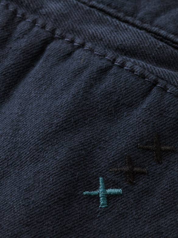 ملابس Scotch & Soda بنطال رياضي دريفت ذو مقاس عادي ومصبوغ بالملابس القوات البحرية رجال N0V4491