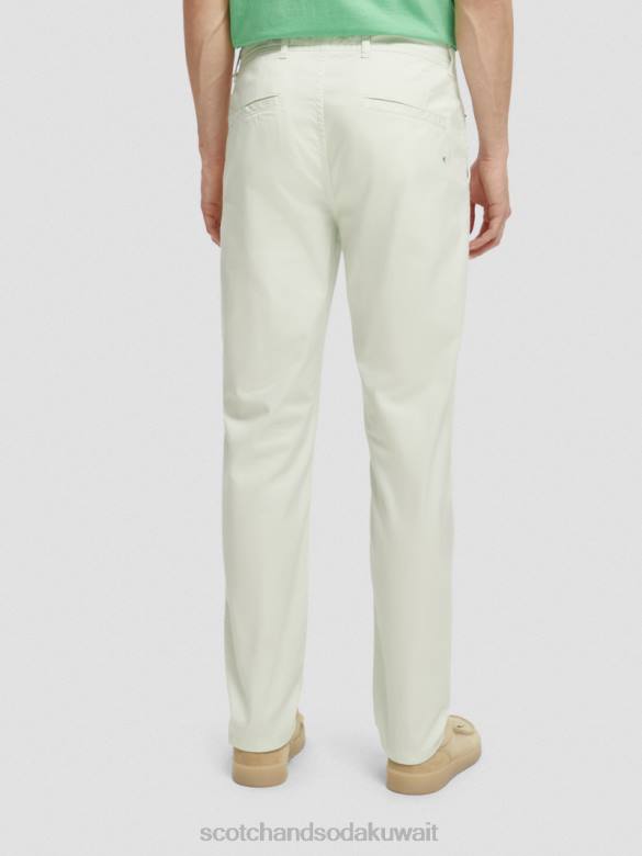 ملابس Scotch & Soda نسيج تشينو مصبوغ بملابس نحيفة للغاية نعناع رجال N0V4499