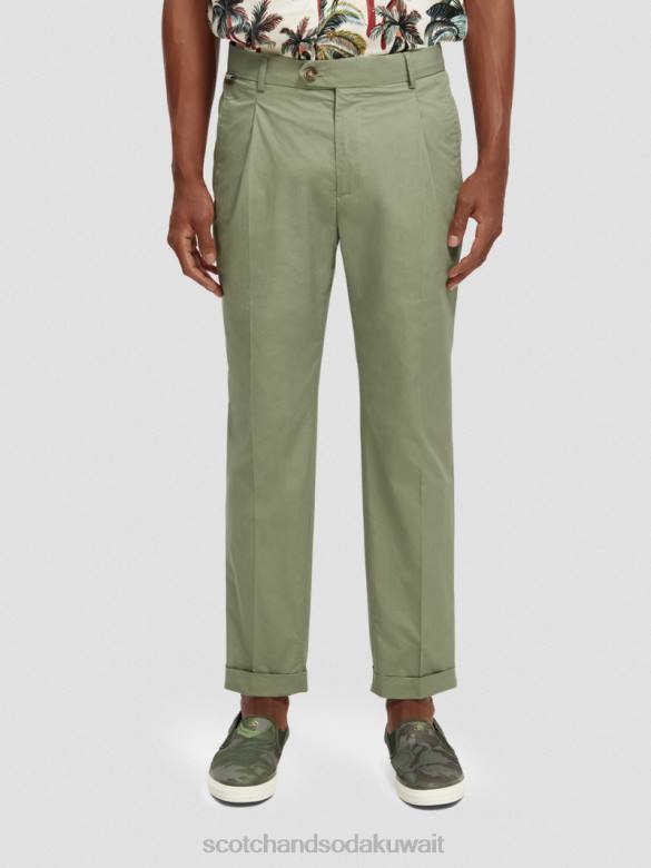 ملابس Scotch & Soda بليك البوبلين تشينو جيش رجال N0V4502