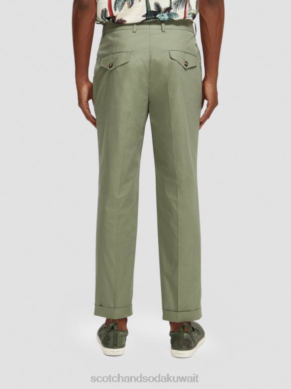 ملابس Scotch & Soda بليك البوبلين تشينو جيش رجال N0V4502