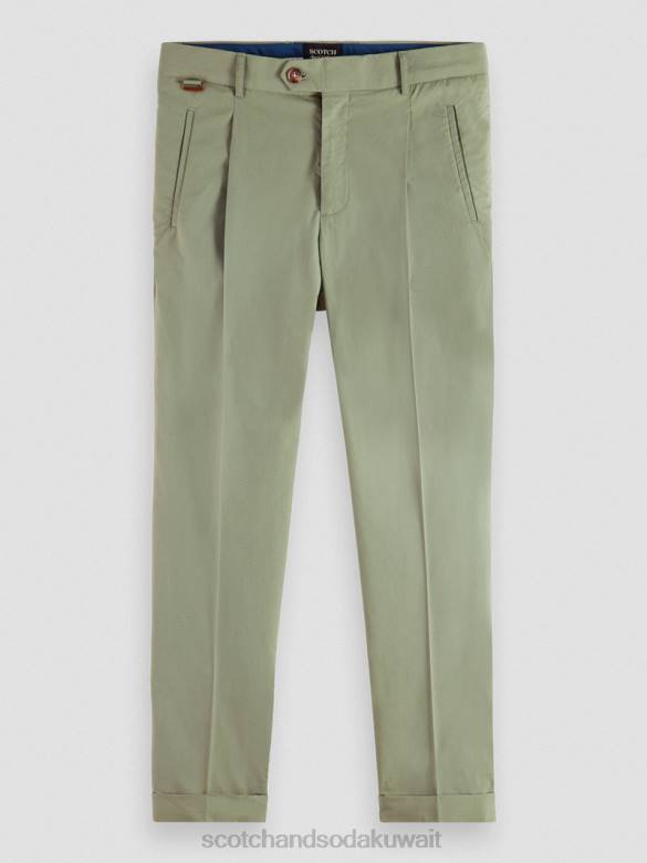 ملابس Scotch & Soda بليك البوبلين تشينو جيش رجال N0V4502