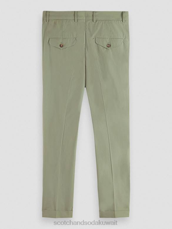 ملابس Scotch & Soda بليك البوبلين تشينو جيش رجال N0V4502