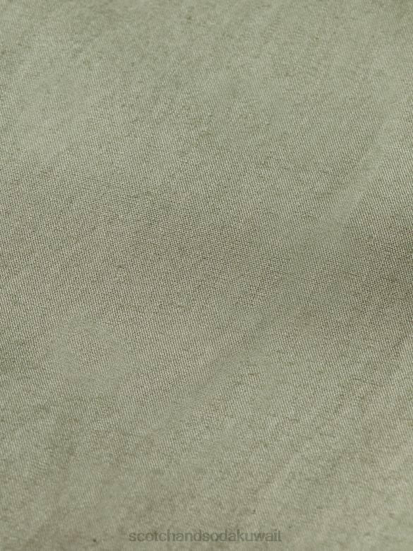 ملابس Scotch & Soda بليك البوبلين تشينو جيش رجال N0V4502