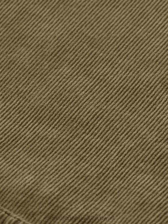 ملابس Scotch & Soda هوديي من القطن العضوي الكاكي رجال N0V4508