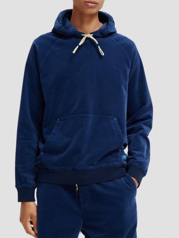 ملابس Scotch & Soda هوديي من القطن العضوي البحرية رجال N0V4511