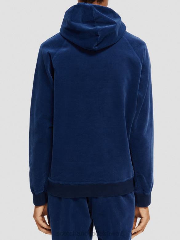 ملابس Scotch & Soda هوديي من القطن العضوي البحرية رجال N0V4511