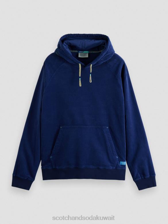 ملابس Scotch & Soda هوديي من القطن العضوي البحرية رجال N0V4511