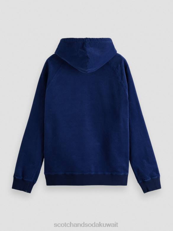 ملابس Scotch & Soda هوديي من القطن العضوي البحرية رجال N0V4511
