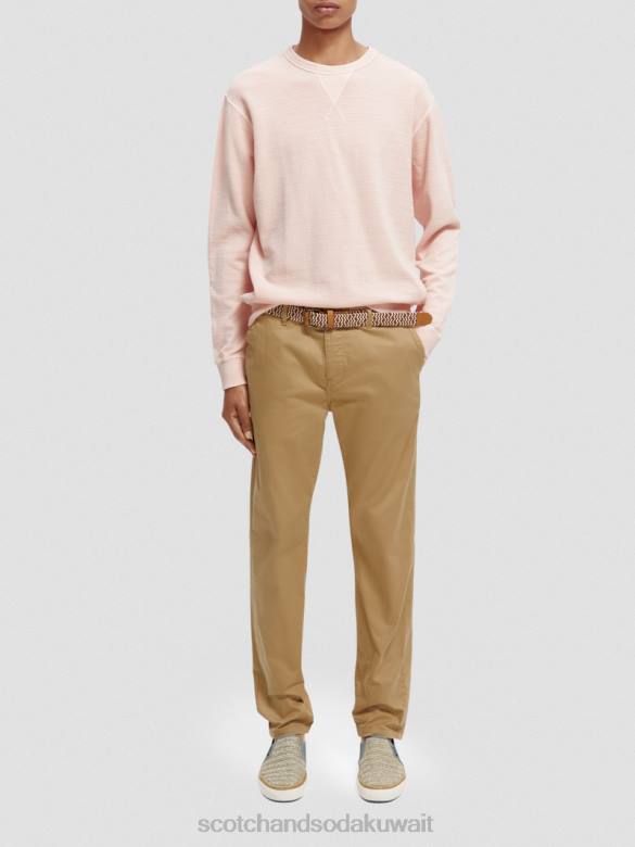 ملابس Scotch & Soda سترة مصبوغة بالملابس وَردَة رجال N0V4514