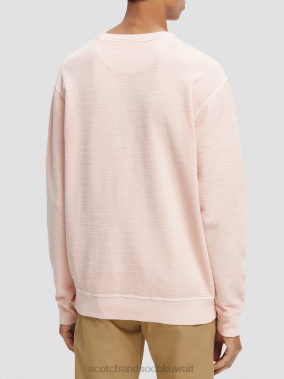 ملابس Scotch & Soda سترة مصبوغة بالملابس وَردَة رجال N0V4514